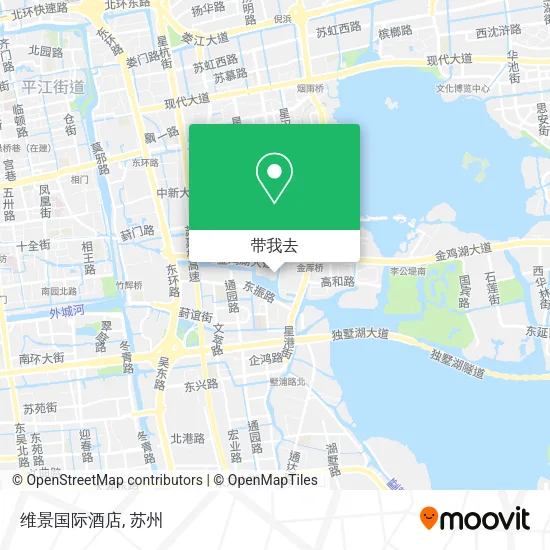 维景国际酒店地图