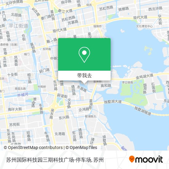 苏州国际科技园三期科技广场-停车场地图