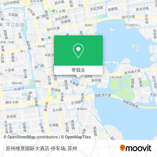 苏州维景国际大酒店-停车场地图