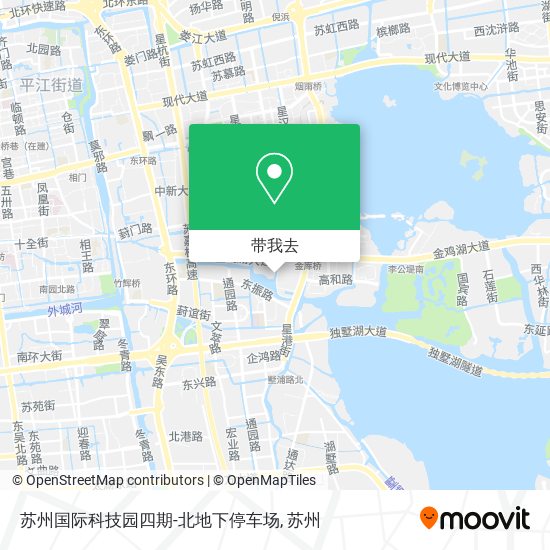 苏州国际科技园四期-北地下停车场地图