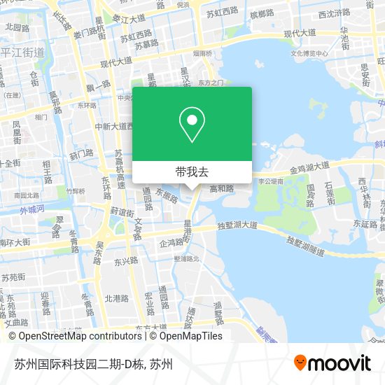 苏州国际科技园二期-D栋地图