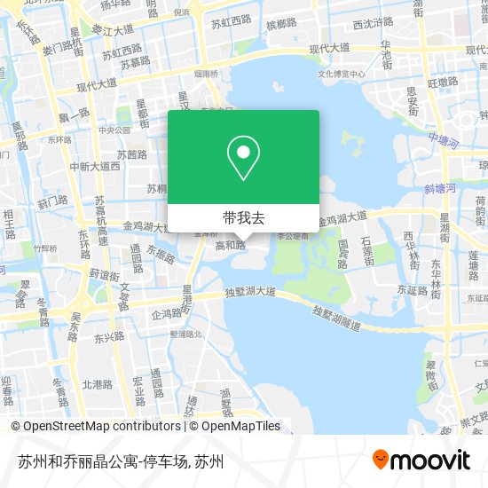 苏州和乔丽晶公寓-停车场地图
