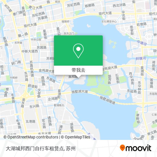 大湖城邦西门自行车租赁点地图