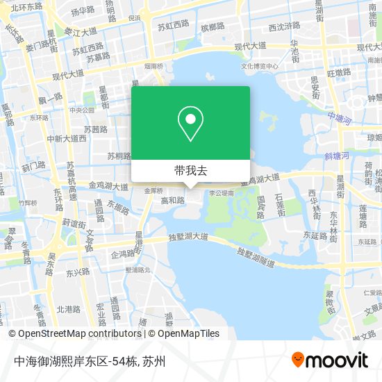 中海御湖熙岸东区-54栋地图