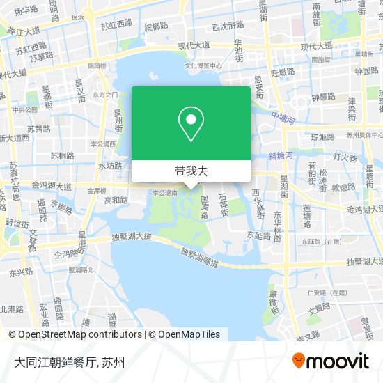 大同江朝鲜餐厅地图
