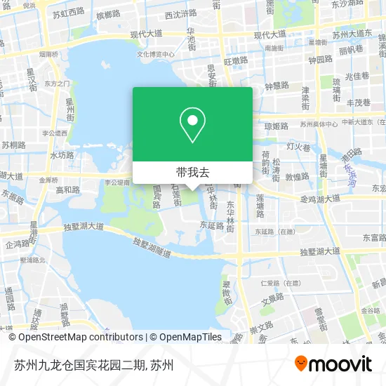苏州九龙仓国宾花园二期地图