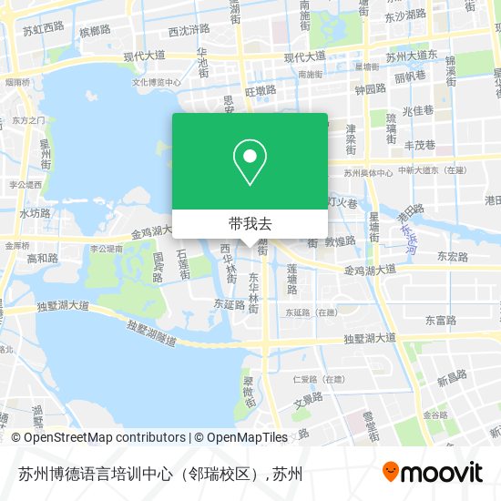 苏州博德语言培训中心（邻瑞校区）地图