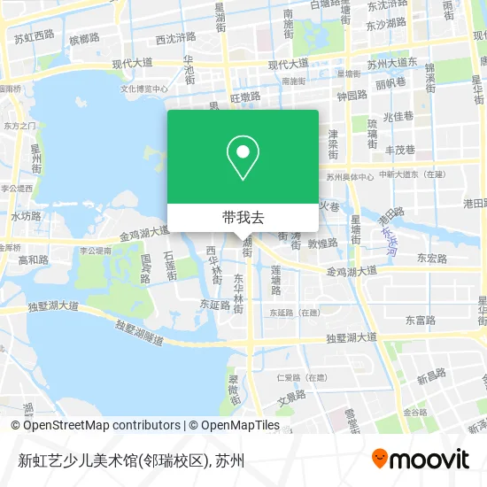 新虹艺少儿美术馆(邻瑞校区)地图