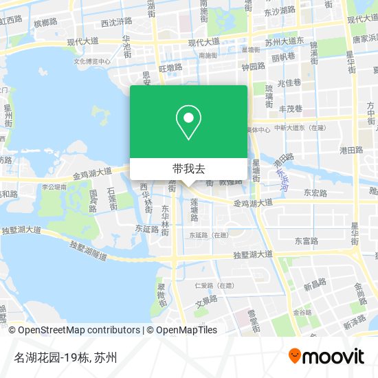 名湖花园-19栋地图