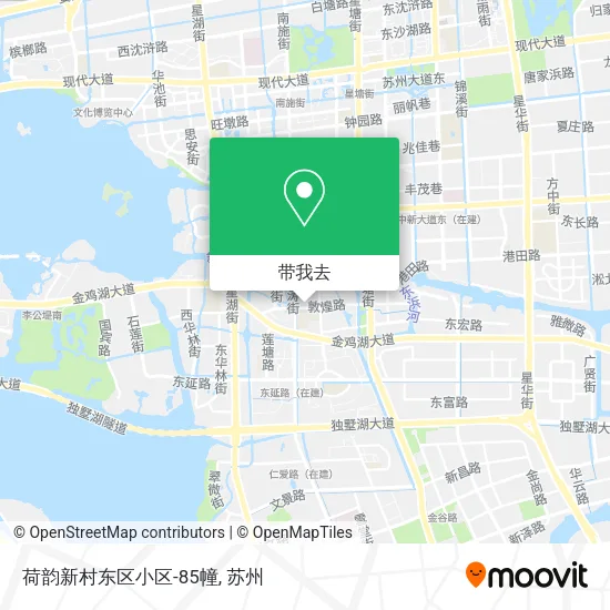 荷韵新村东区小区-85幢地图