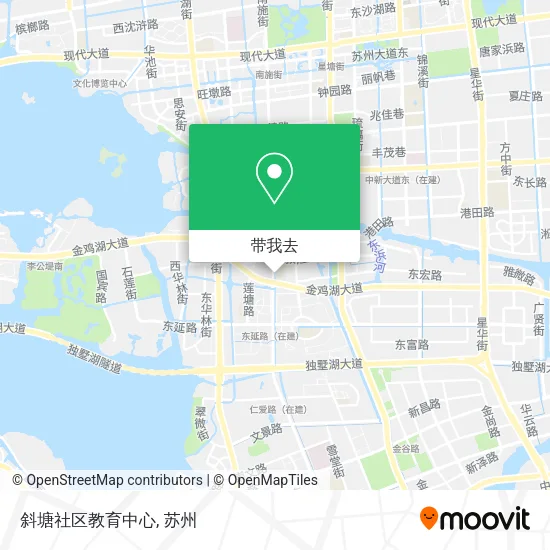 斜塘社区教育中心地图