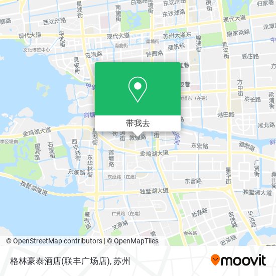 格林豪泰酒店(联丰广场店)地图