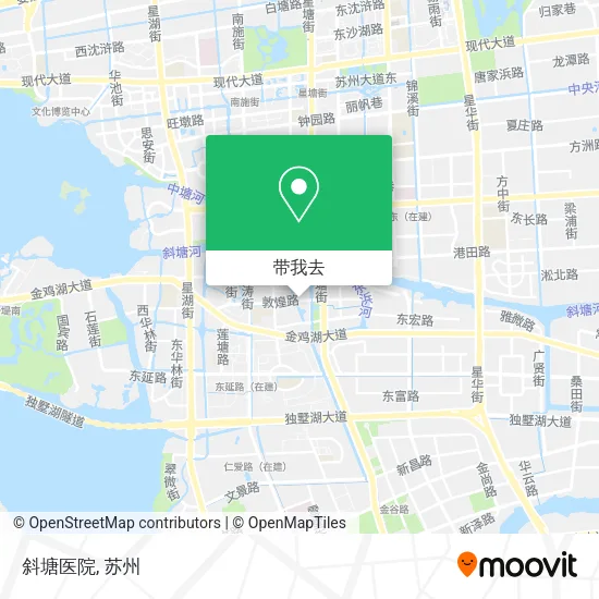 斜塘医院地图