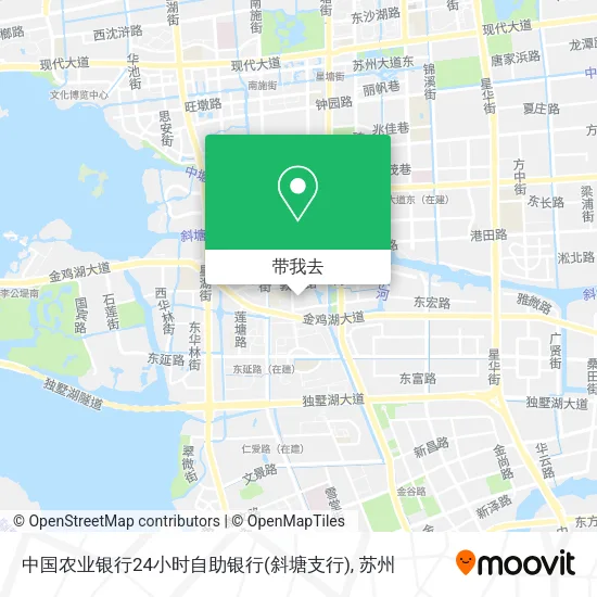 中国农业银行24小时自助银行(斜塘支行)地图