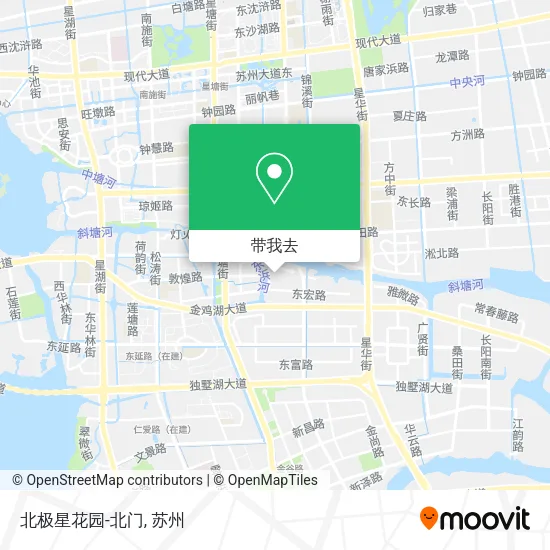 北极星花园-北门地图