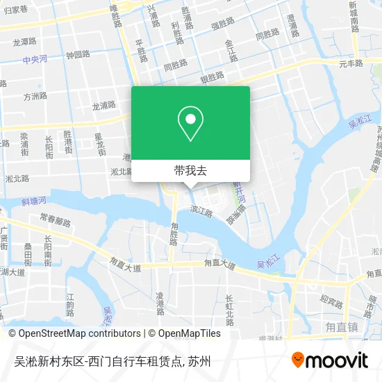 吴淞新村东区-西门自行车租赁点地图