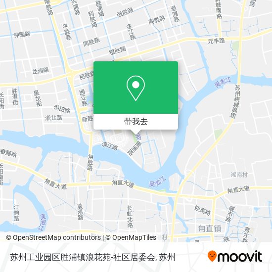 苏州工业园区胜浦镇浪花苑-社区居委会地图