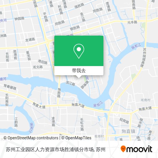 苏州工业园区人力资源市场胜浦镇分市场地图