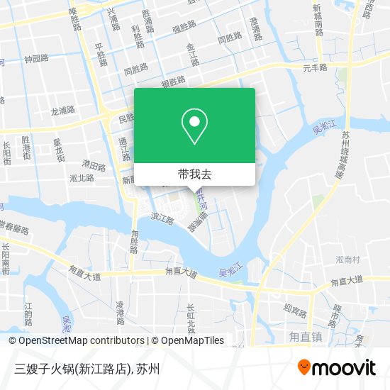 三嫂子火锅(新江路店)地图