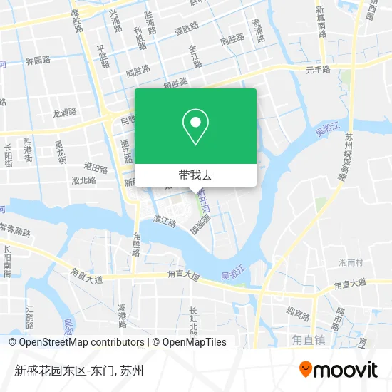 新盛花园东区-东门地图