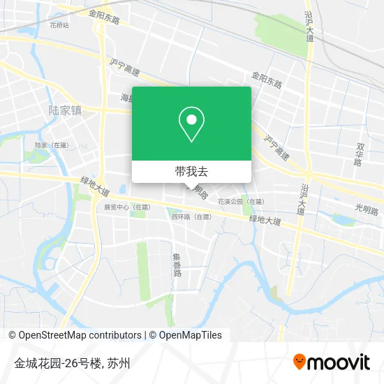 金城花园-26号楼地图