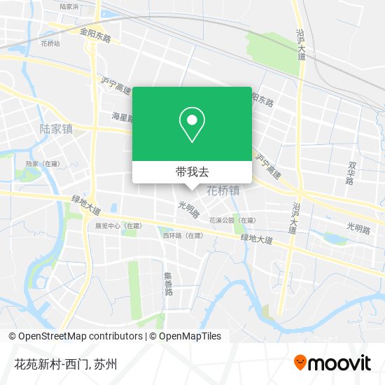 花苑新村-西门地图
