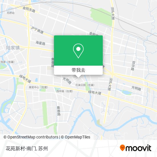 花苑新村-南门地图