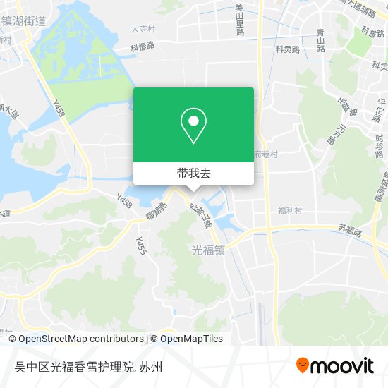 吴中区光福香雪护理院地图