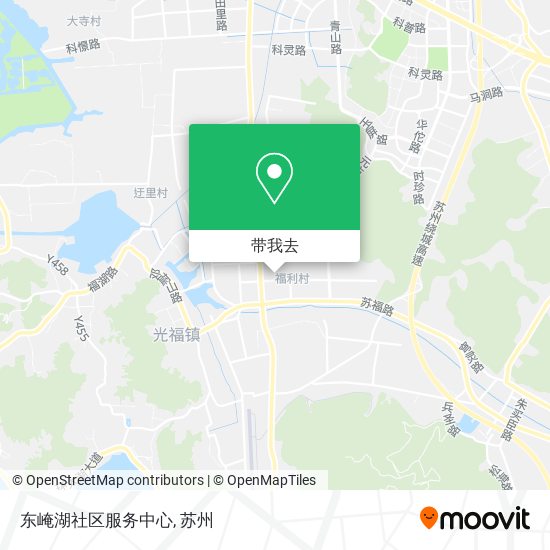 东崦湖社区服务中心地图