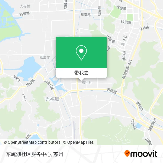 东崦湖社区服务中心地图