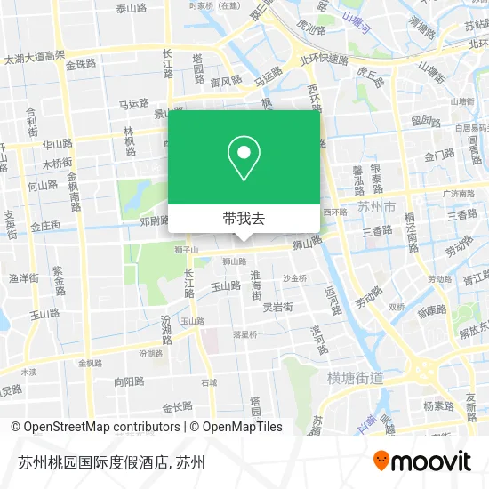 苏州桃园国际度假酒店地图