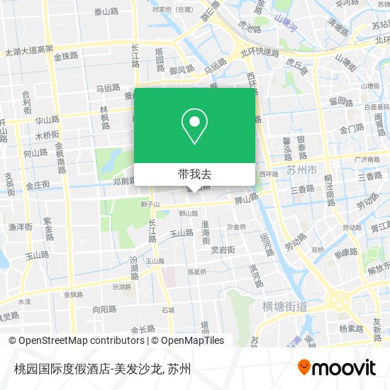 桃园国际度假酒店-美发沙龙地图