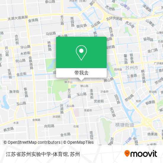 江苏省苏州实验中学-体育馆地图