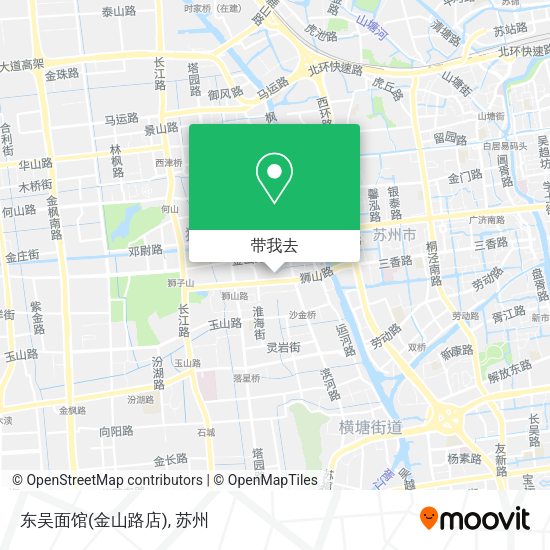 东吴面馆(金山路店)地图