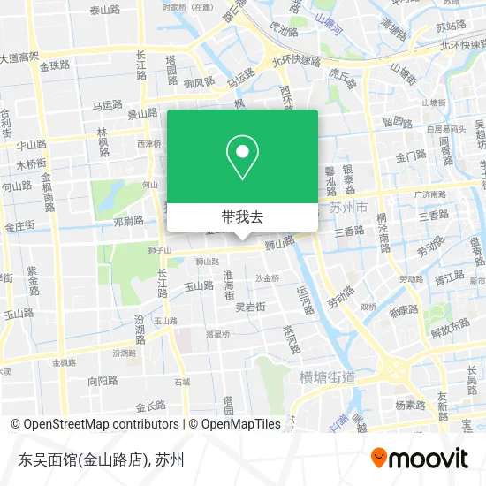 东吴面馆(金山路店)地图