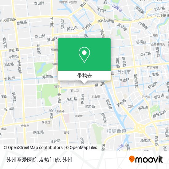苏州圣爱医院-发热门诊地图