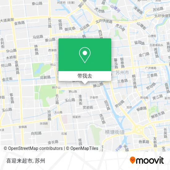 喜迎来超市地图