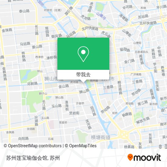 苏州莲宝瑜伽会馆地图