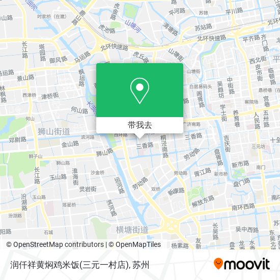 润仟祥黄焖鸡米饭(三元一村店)地图