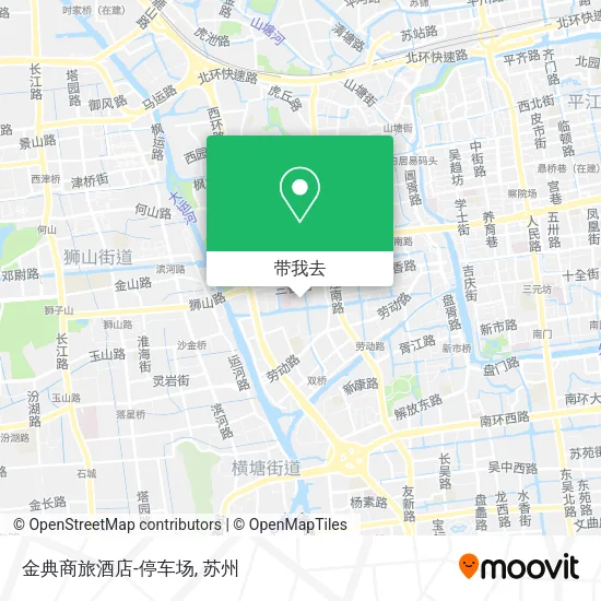 金典商旅酒店-停车场地图