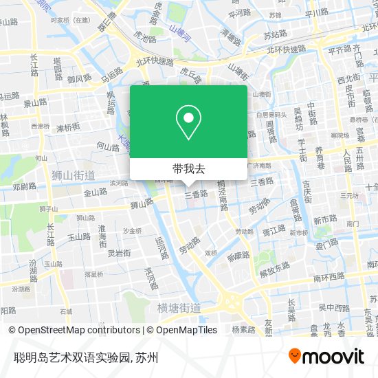 聪明岛艺术双语实验园地图