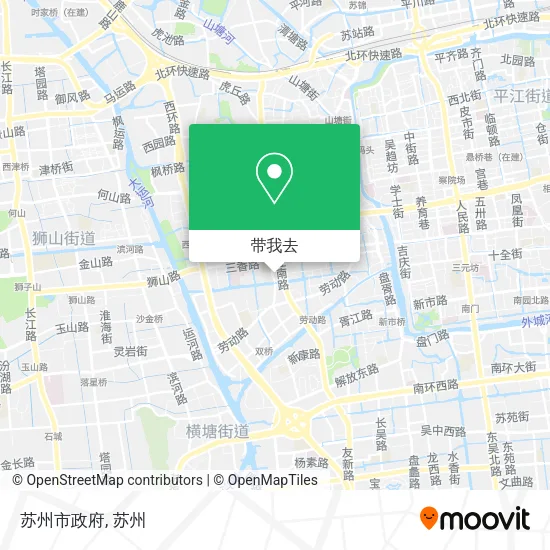 苏州市政府地图