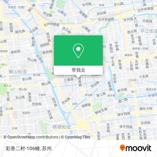 彩香二村-106幢地图