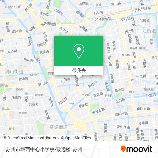 苏州市城西中心小学校-致远楼地图