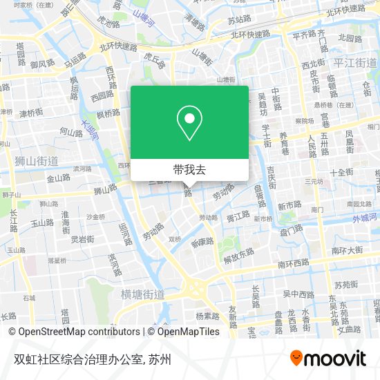 双虹社区综合治理办公室地图