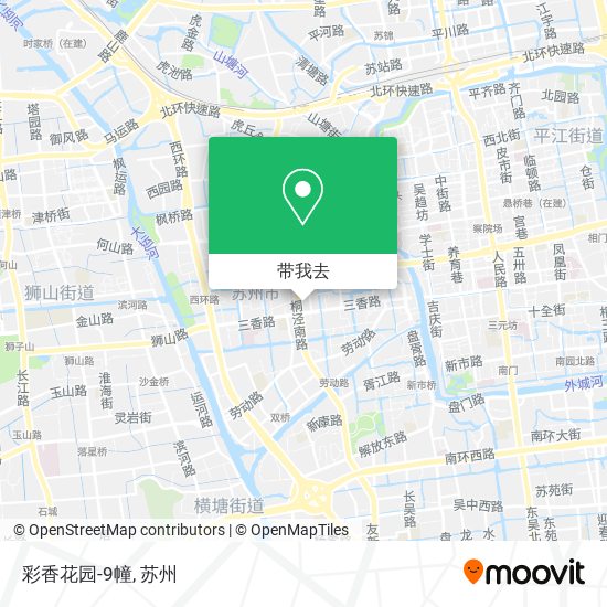 彩香花园-9幢地图