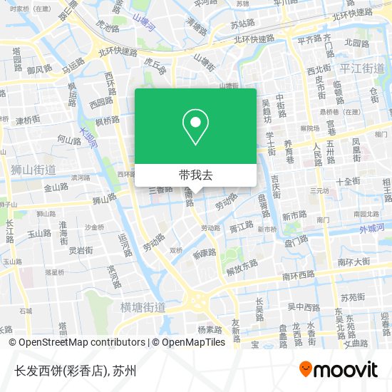 长发西饼(彩香店)地图