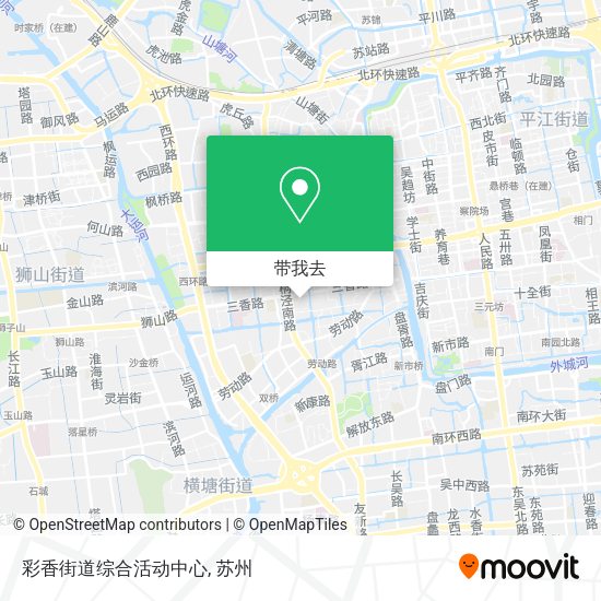 彩香街道综合活动中心地图