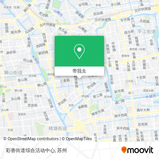 彩香街道综合活动中心地图