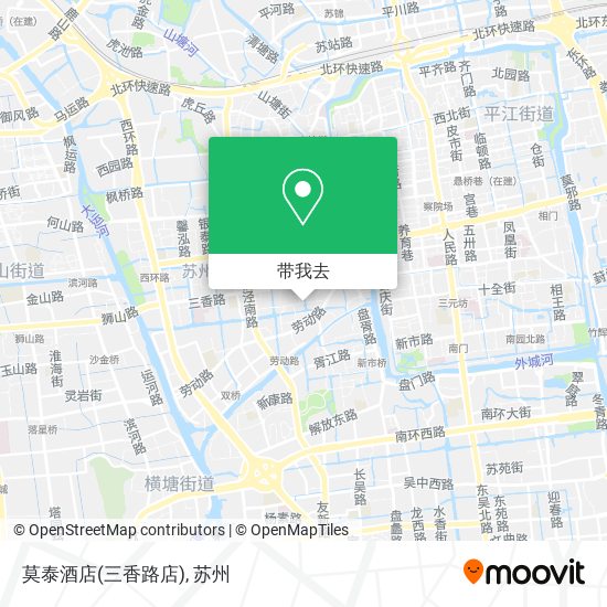 莫泰酒店(三香路店)地图